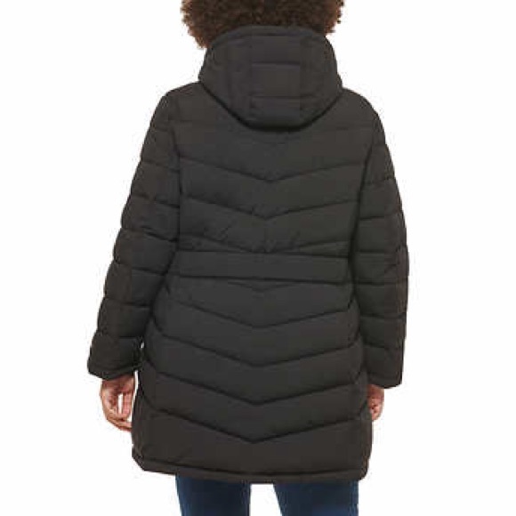 Tommy Hilfiger - Belted Puffer Winter Jacket - Picture 6 of 8